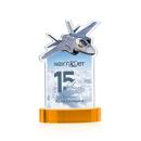 Top Gun VividPrint&trade; Award on Alberton Base - Amber