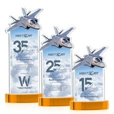 Product Image of Top Gun VividPrint™ Award on Alberton Base - Amber