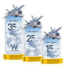 Top Gun VividPrint Award on Alberton Base - Gold - Full Color Awards