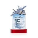Top Gun VividPrint&trade; Award on Alberton Base - Red