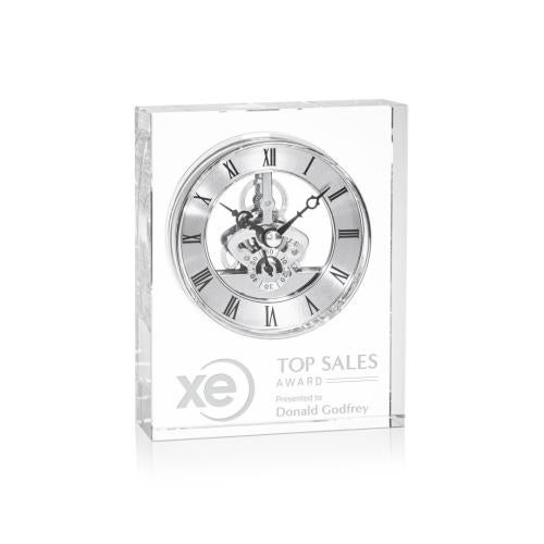 Recognition Awards - Shop by Recipient - Retirement Awards - Ashland Clock - Silver Dial