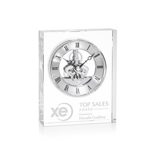 Recognition Awards - Shop by Recipient - Retirement Awards - Ashland Clock - Silver Dial