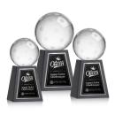 Pickleball Award on Tall Marble Base