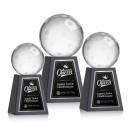 Pickleball Award on Tall Marble Base