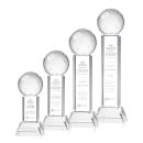 Pickleball Award on Stowe Base - Clear