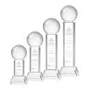 Pickleball Award on Stowe Base - Clear