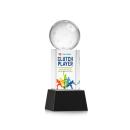 Pickleball VividPrint&trade; Award on Belcroft Base - Black