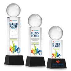 Pickleball VividPrint Award on Belcroft Base - Black - Coach Awards