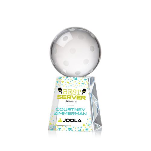 Recognition Awards - Crystal Awards - Pickleball VividPrint&trade; Award on Celestina