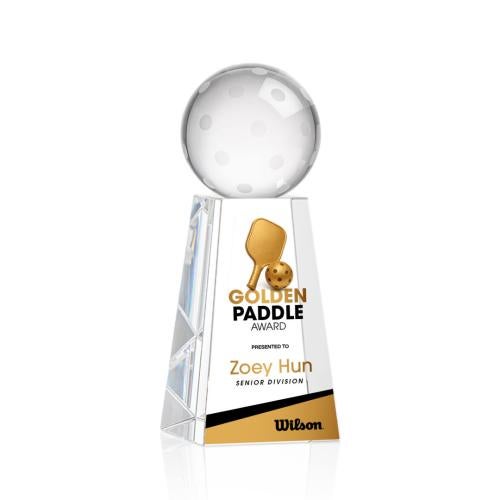 Recognition Awards - Crystal Awards - Pickleball VividPrint&trade; Award on Novita Base