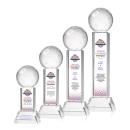 Pickleball VividPrint&trade; Award on Stowe Base - Clear