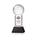 Pickleball VividPrint&trade; Award on Stowe Base - Black