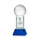 Pickleball VividPrint&trade; Award on Stowe Base - Blue