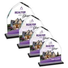 Montibello VividPrint Award - Black - Black Crystal Awards