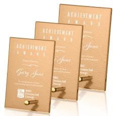 Product Image of Atchison Russet Rectangle Award - Gold