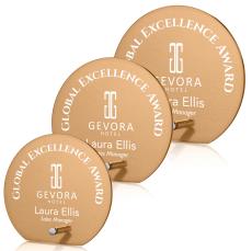 Atchison Russet Circle Award - Silver - Shop by Recipient