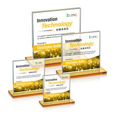 Sahara VividPrint Award - Amber - Square Awards