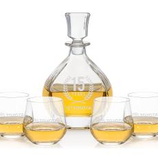 Oakville Decanter & Garland OTR Set - Barware Gift Sets
