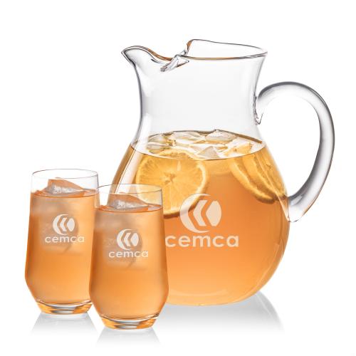 Corporate Gifts - Barware - Glasses Sets - Montclair Pitcher & Bexley Beverage Set