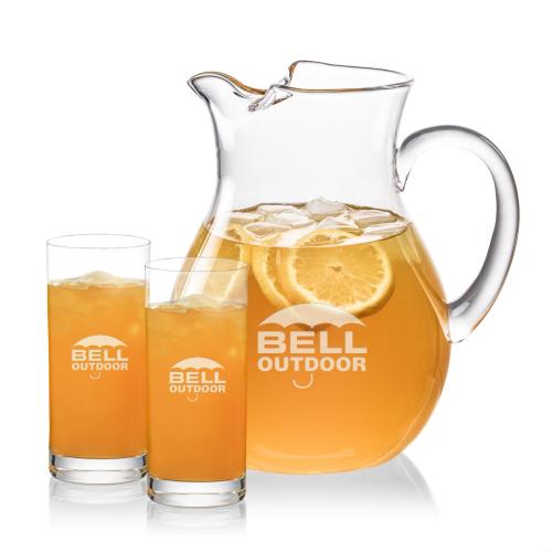 Corporate Gifts - Barware - Glasses Sets - Montclair Pitcher & Franca Beverage Set