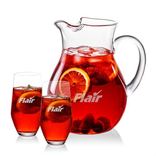 Corporate Gifts - Barware - Glasses Sets - Montclair Pitcher & Graydon Beverage Set