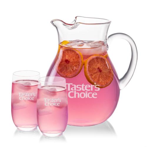 Corporate Gifts - Barware - Glasses Sets - Montclair Pitcher & Gibson Beverage Set