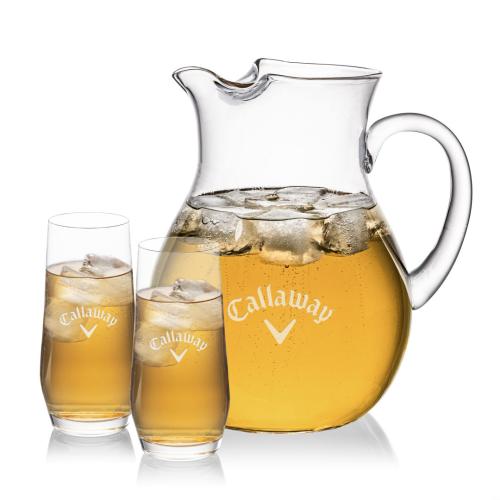 Corporate Gifts - Barware - Glasses Sets - Montclair Pitcher & Tucson Beverage Set