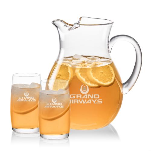 Corporate Gifts - Barware - Glasses Sets - Montclair Pitcher & Valemount Beverage Set