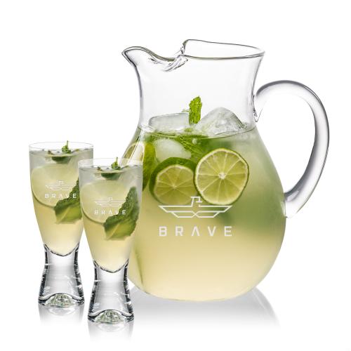 Corporate Gifts - Barware - Glasses Sets - Montclair Pitcher & Bastien Cocktail Set