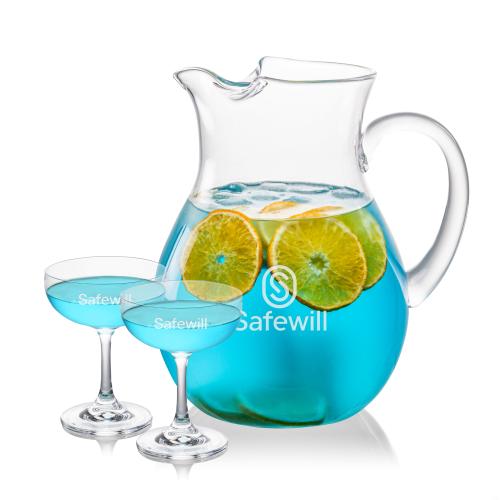 Corporate Gifts - Barware - Glasses Sets - Montclair Pitcher & Mauritius Cocktail Set