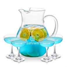 Montclair Pitcher & Mauritius Cocktail Set - Barware Gift Sets