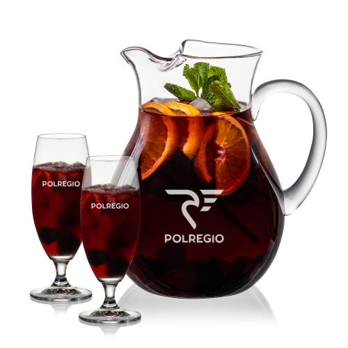 Corporate Gifts - Barware - Glasses Sets - Montclair Pitcher & Pinehurst Cocktail Set