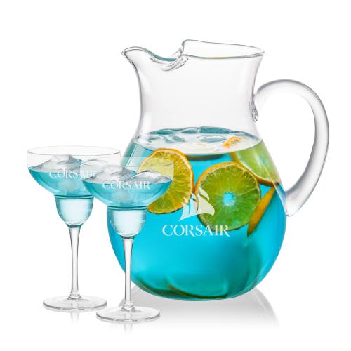 Corporate Gifts - Barware - Glasses Sets - Montclair Pitcher & St Tropez Cocktail Set