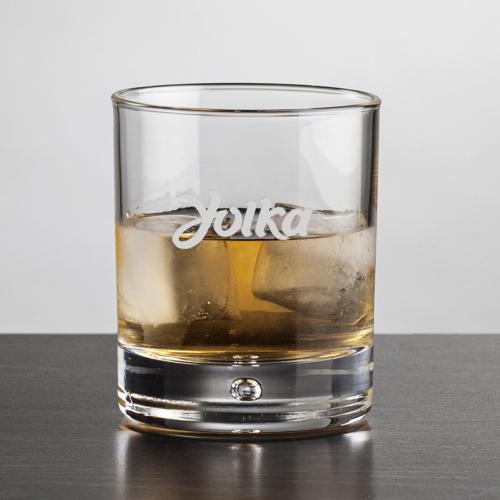 Corporate Gifts - Barware - On the Rocks Tumblers & Glasses - Bastia OTR - 10oz - Deep Etch