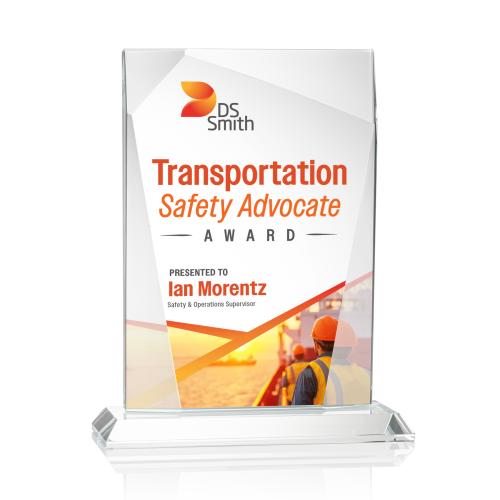 Recognition Awards - Crystal Awards - Shamrock VividPrint&trade; Award