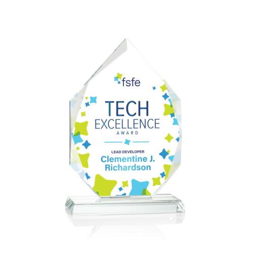 Recognition Awards - Crystal Awards - Weston VividPrint&trade; Award