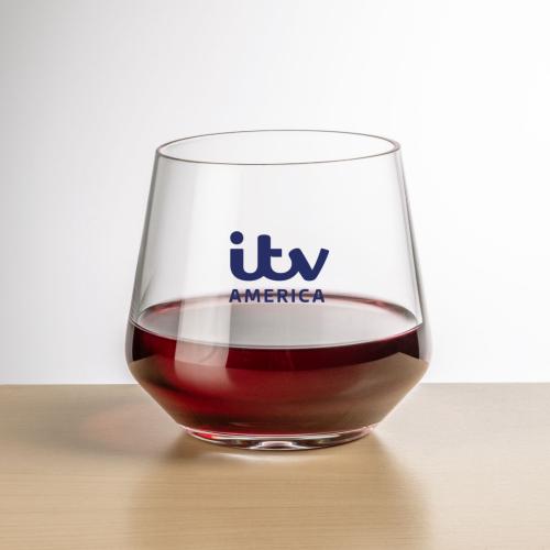 Corporate Gifts - Barware - Wine & Champagne - Wine Glasses - Sturgis Stemless Wine - 13oz - Imprinted