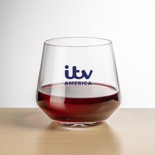 Corporate Gifts - Barware - Wine & Champagne - Wine Glasses - Sturgis Stemless Wine - Imprinted