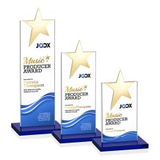 Bryanston Gold Star VividPrint Award - Blue - Full Color Awards