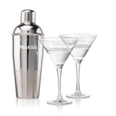 Catania Shaker & Connoisseur Martini Set - Martini Glasses
