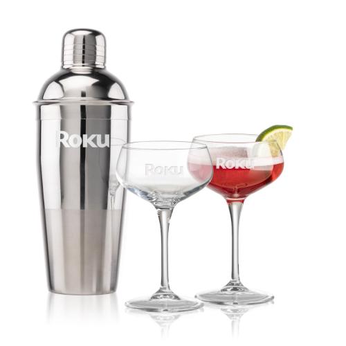 Corporate Gifts - Barware - Glasses Sets - Catania Shaker & Mixology Cocktail Set