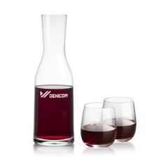 Product Image of Caldmore Carafe & Crestview Stemless Wine