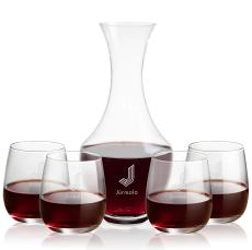 Oldham Carafe & Crestview Stemless Wine - Carafes