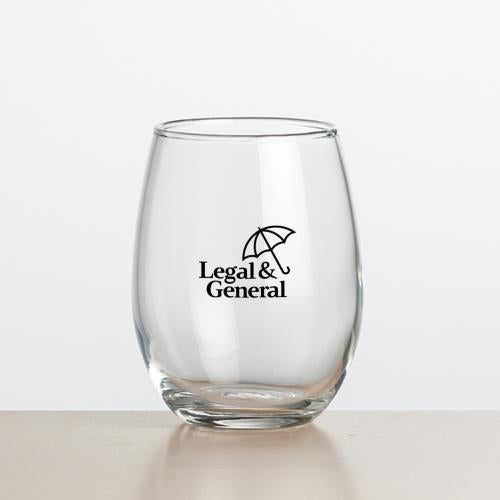 Corporate Gifts - Barware - Wine & Champagne - Wine Glasses - Stanford Stemless Wine - Imprinted