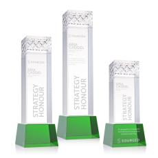 Velson Award on Base - Green - New Items