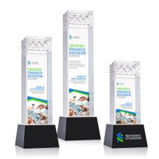 Velson VividPrint Award on Base - Black - New Items