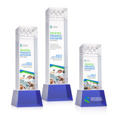 Velson VividPrint Award on Base - Blue - New Items