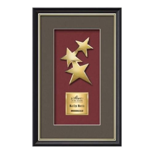 Plaque Awards - Framed Awards & Plaques - Baron Constellation - Black/Gold