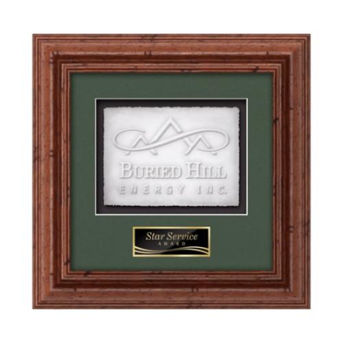 Plaque Awards - Framed Awards & Plaques - Terrene -  Dark Walnut