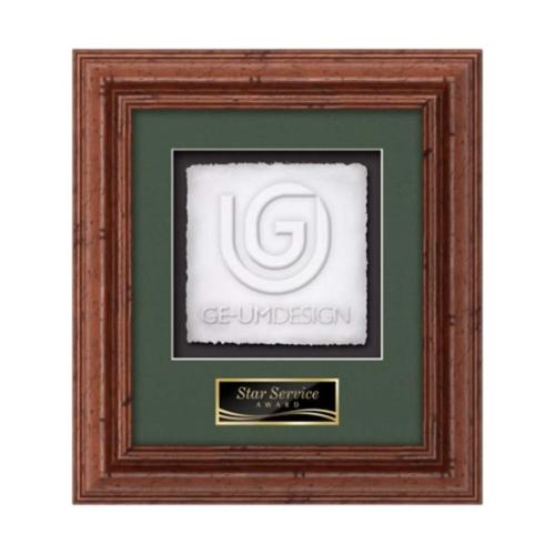 Plaque Awards - Framed Awards & Plaques - Terrene -  Dark Walnut